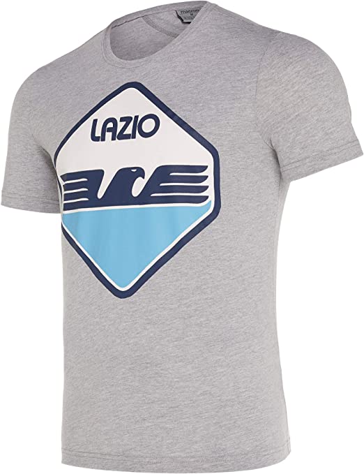 t-shirt tifoso grigia lazio macron