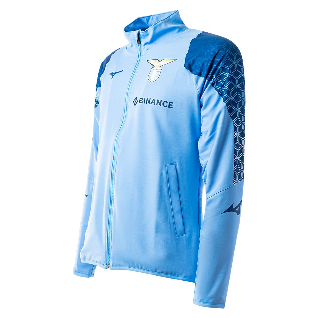 giacca pregara lazio mizuno celeste 2022/2023