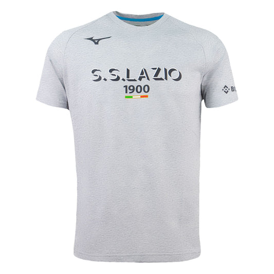 t-shirt ss lazio mizuno grigia 2022/2023