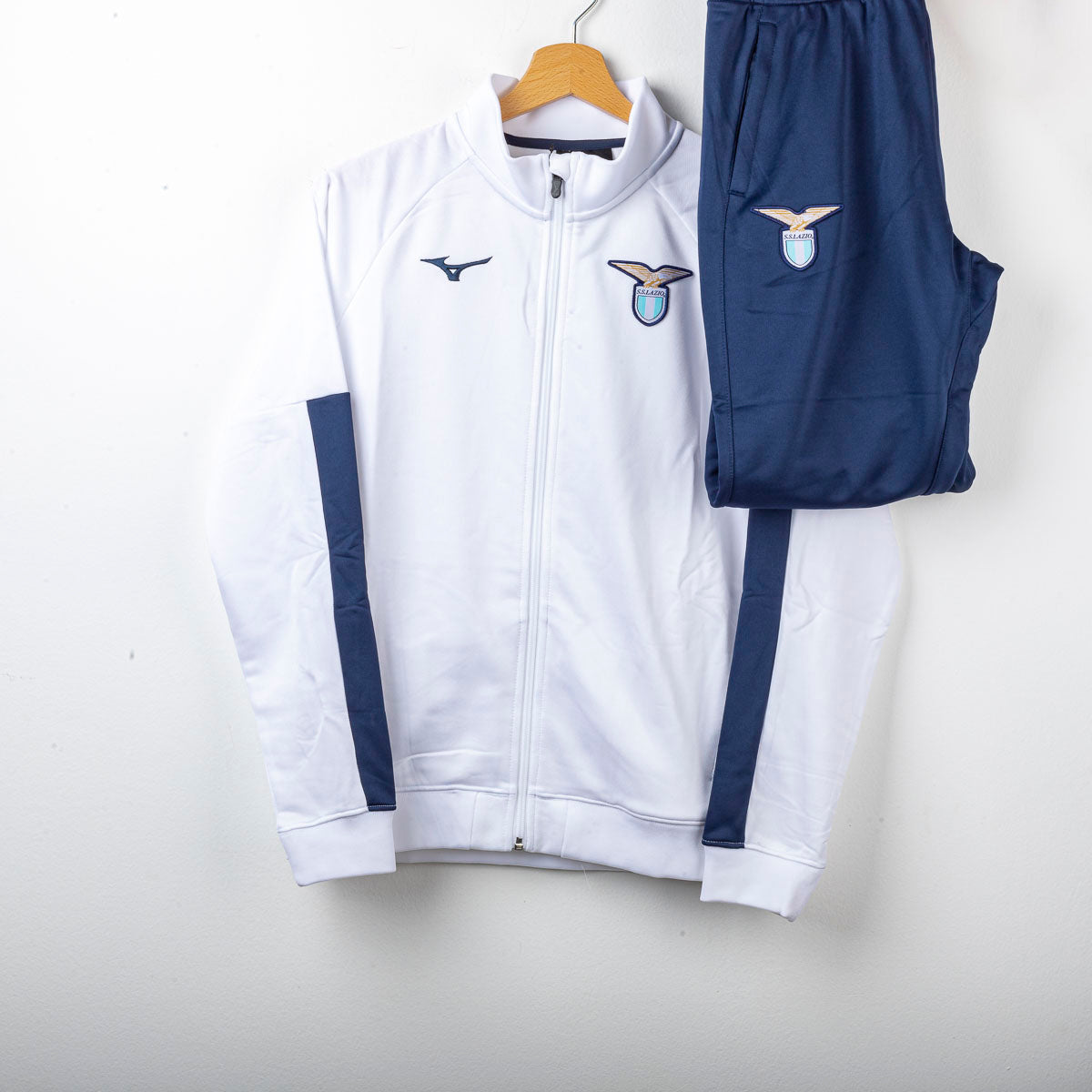 Tuta Travel Mizuno Bambino Lazio Bianca 2025/2026