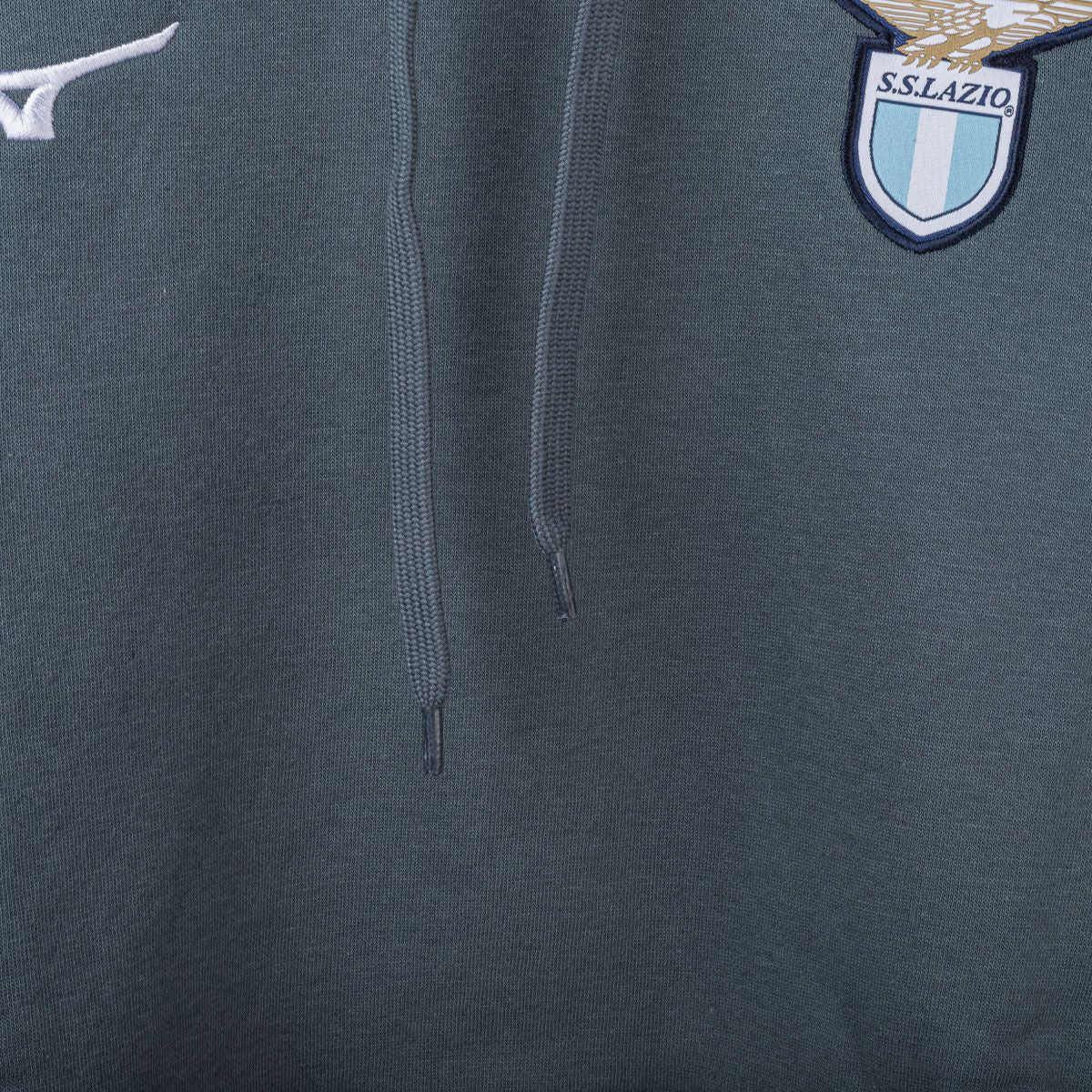 Felpa SS Lazio Mizuno Dark con Cappuccio 2025/2026