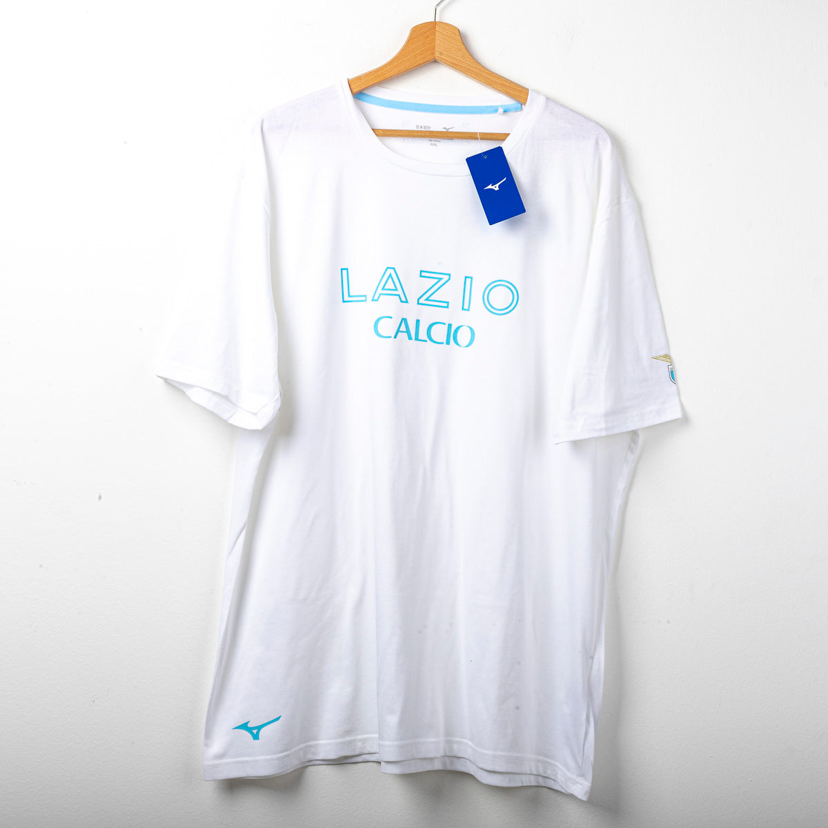 T-shirt SS Lazio Mizuno Anniversario Bianca