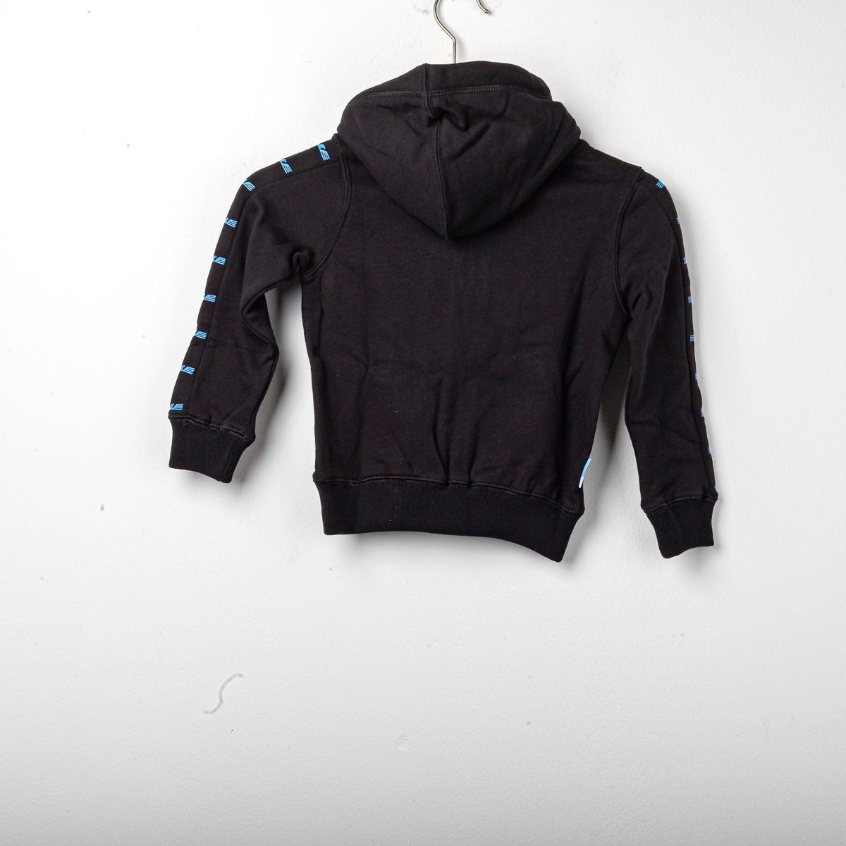 felpa bambino full zip con cappuccio lazio macron