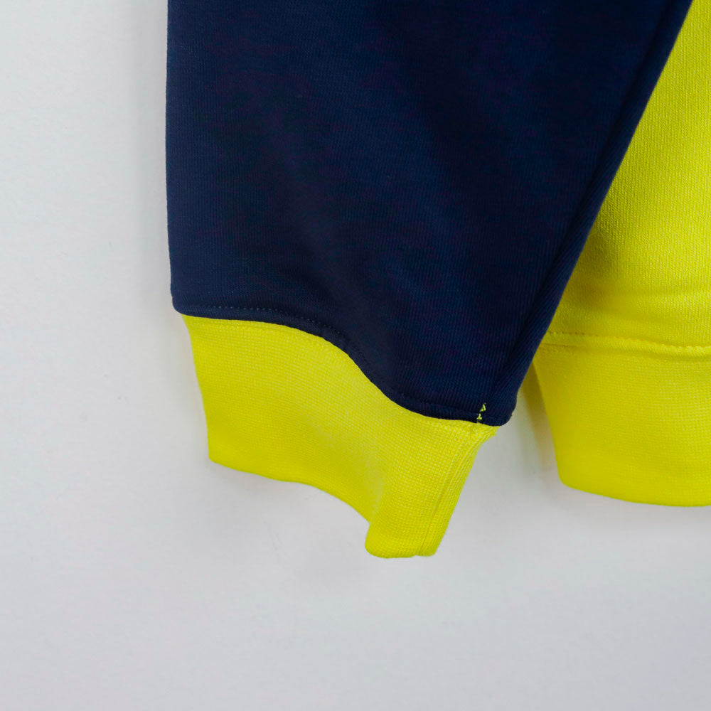 Felpa Bambino Cappuccio Ss Lazio Giallo blu Mizuno 2024/2025