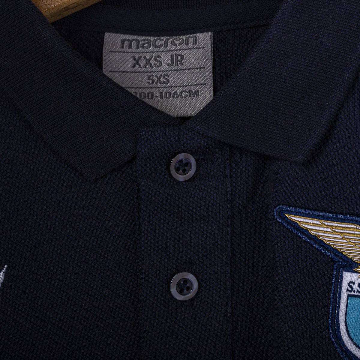 polo bambino ss lazio macron blu 2021/2022
