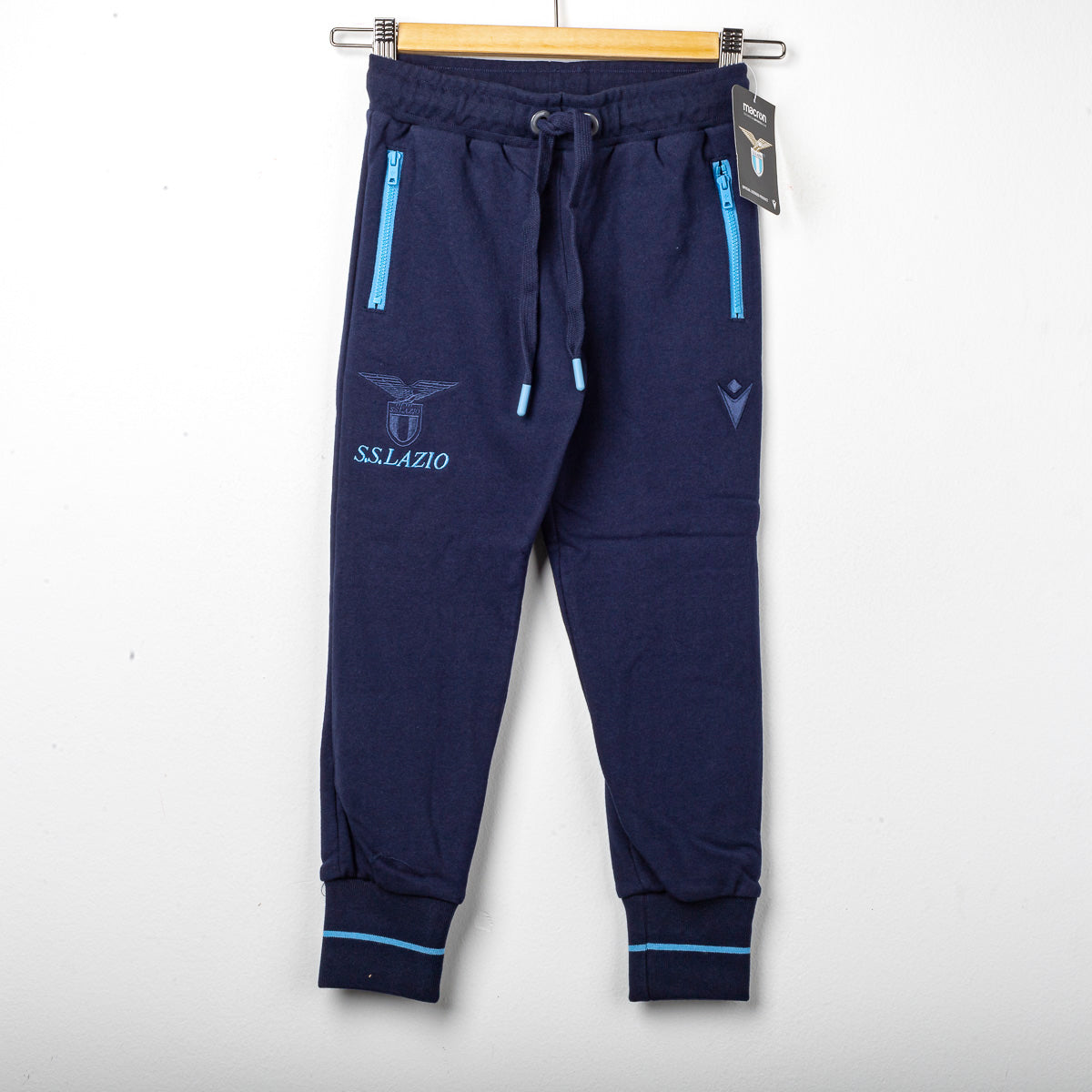 tuta bambino full zip blu lazio macron