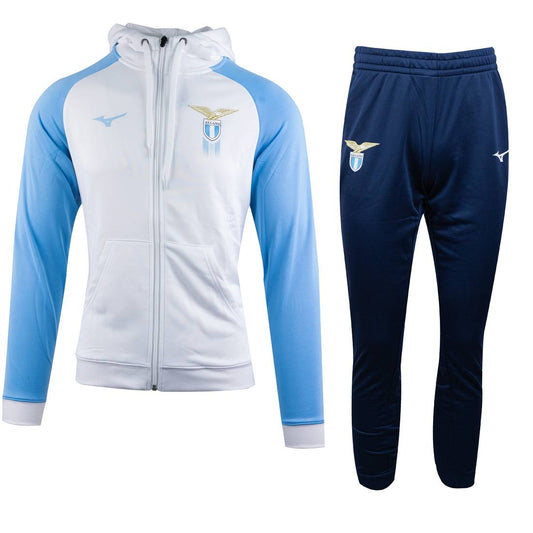Tuta SS Lazio cappuccio bianca airy blu Mizuno 2024/2025