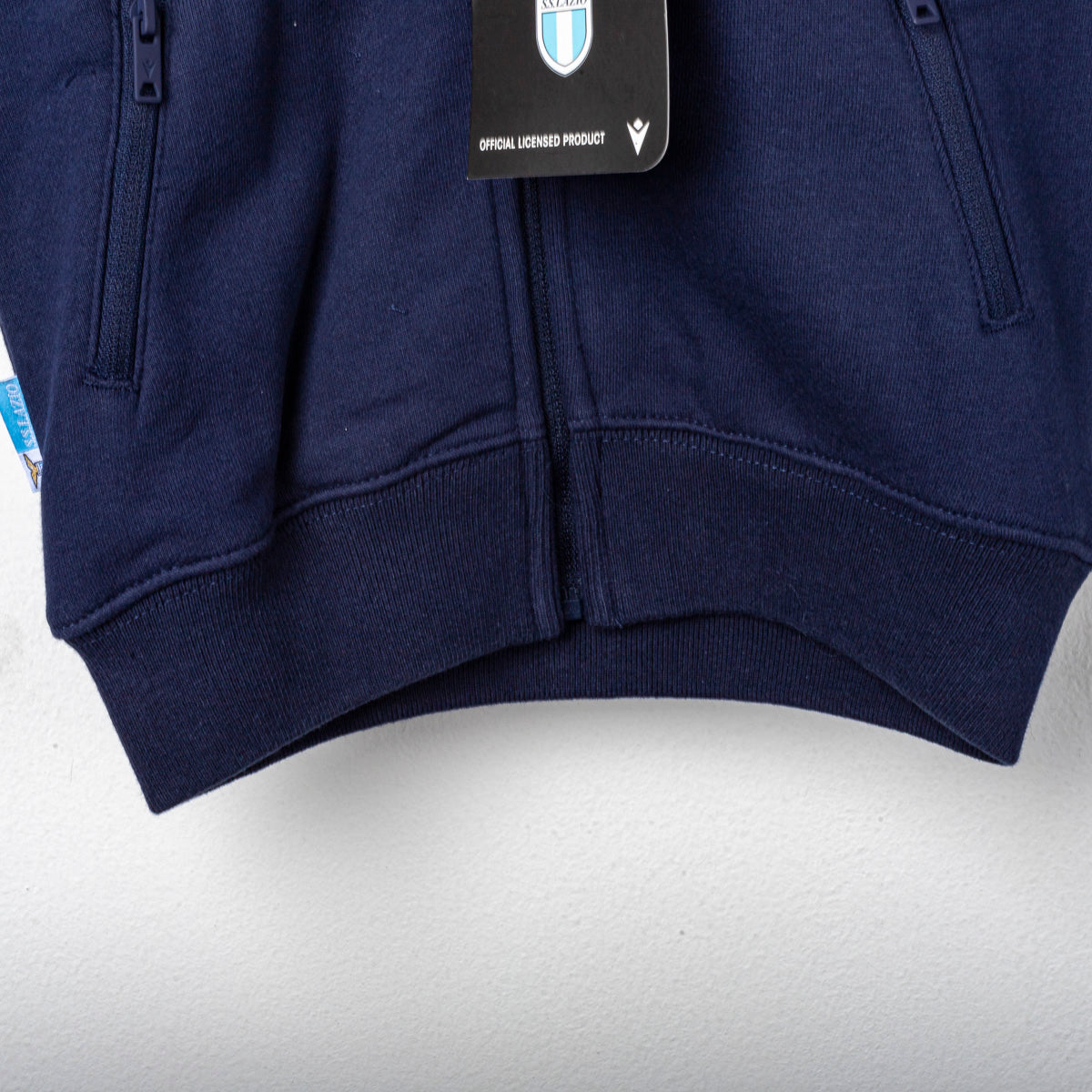 tuta bambino full zip blu lazio macron