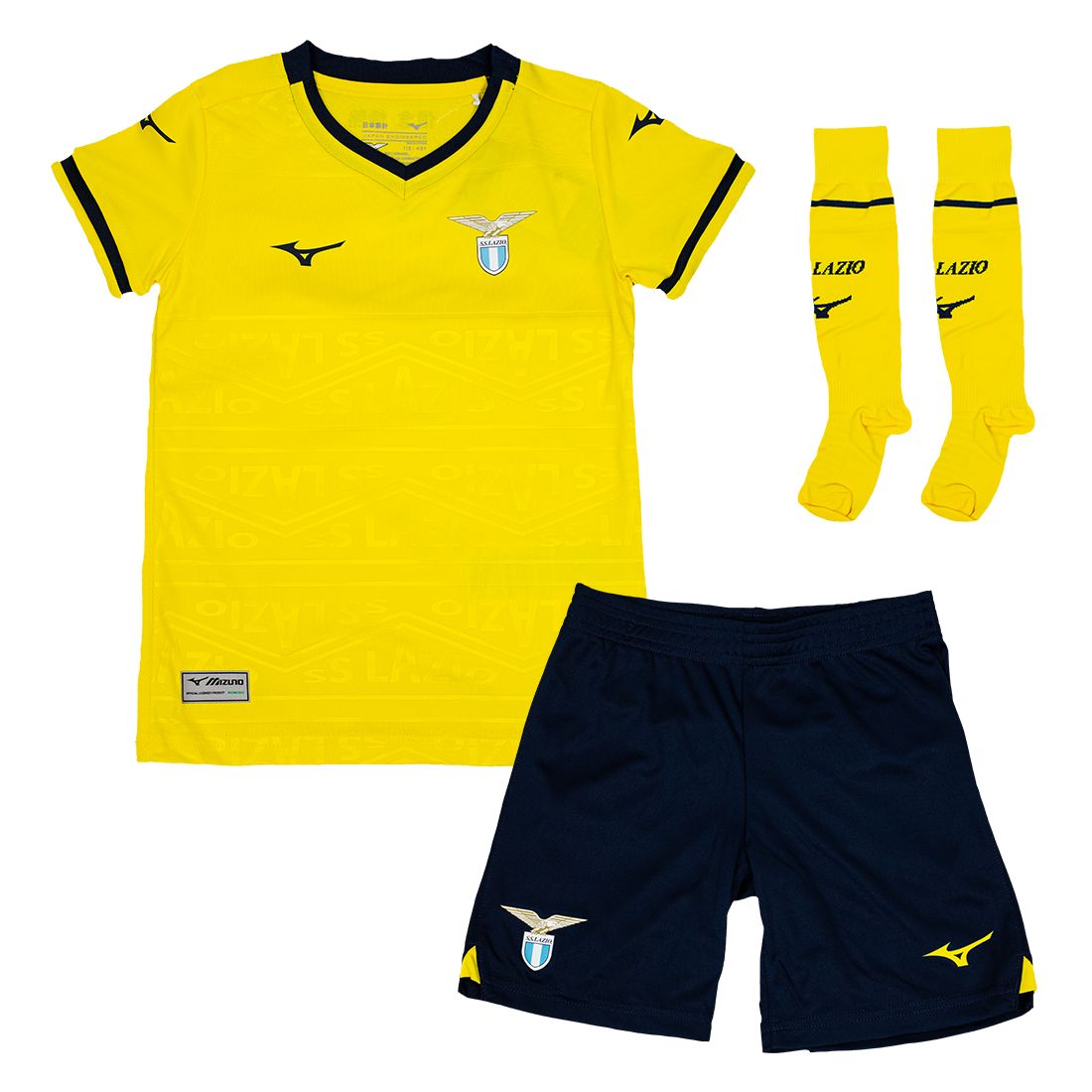 Completo bambino away ss lazio mizuno 2024/2025