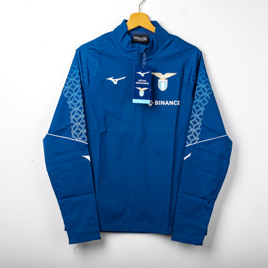felpa allenamento lazio mizuno blu 2022/2023