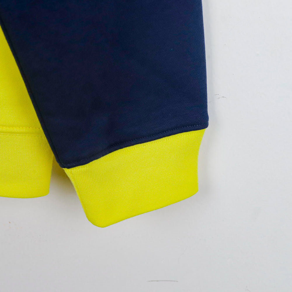 Felpa Bambino Cappuccio Ss Lazio Giallo blu Mizuno 2024/2025