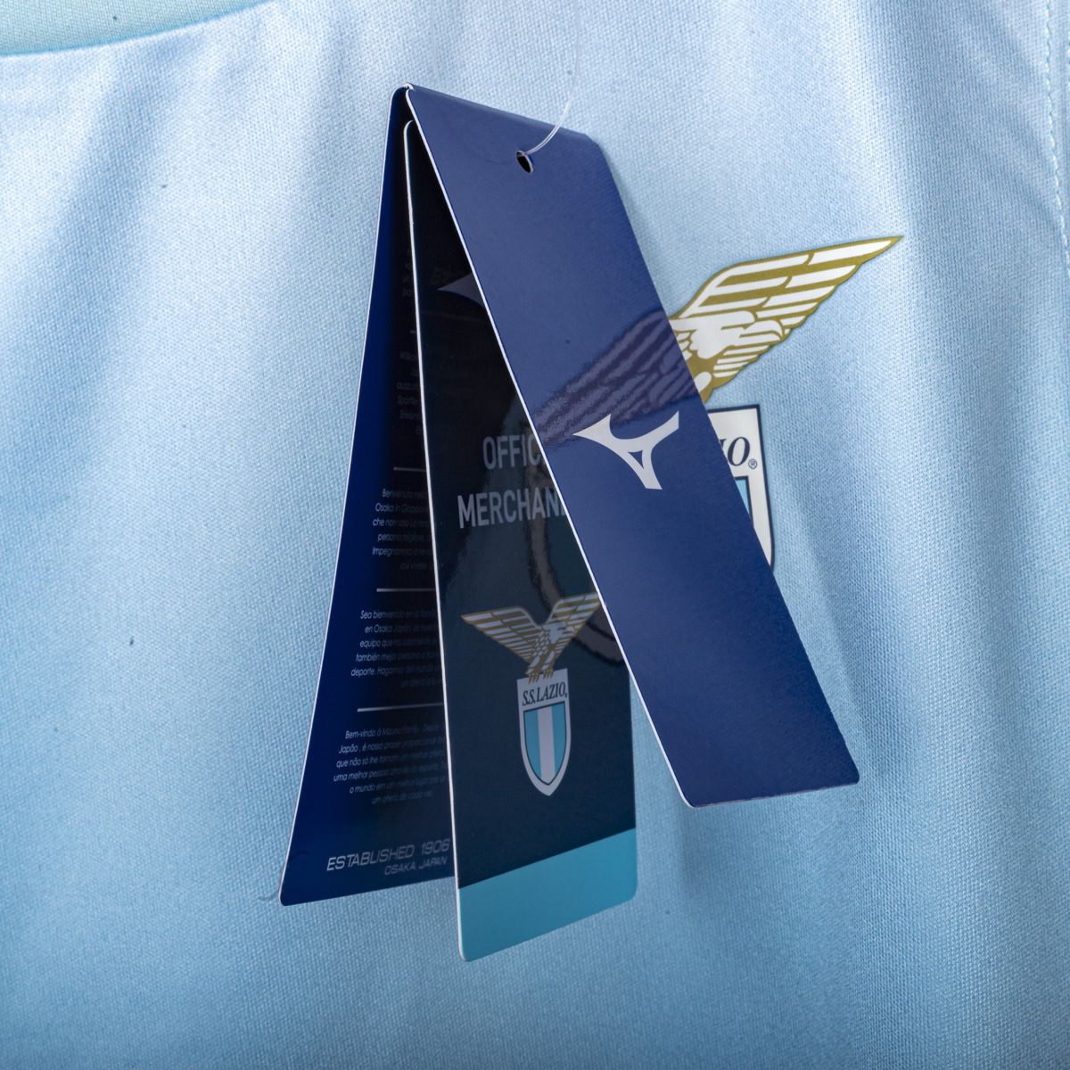 Smanicato allenamento ss lazio mizuno bambino celeste 2024/2025