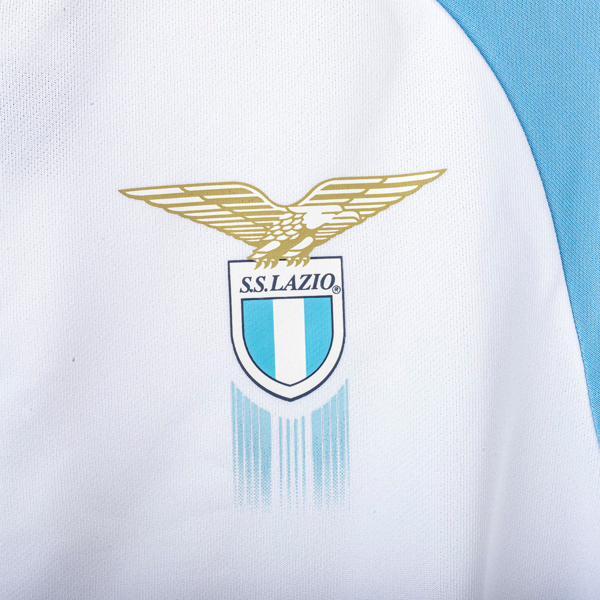 Tuta SS Lazio cappuccio bianca airy blu Mizuno 2024/2025