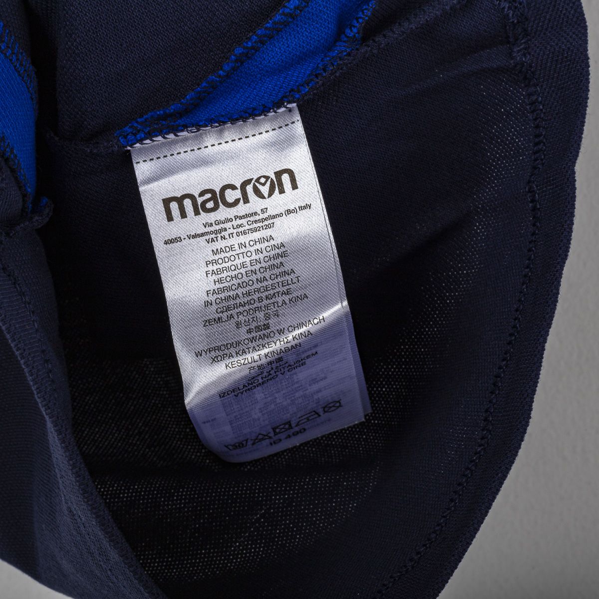 polo bambino ss lazio macron blu 2021/2022